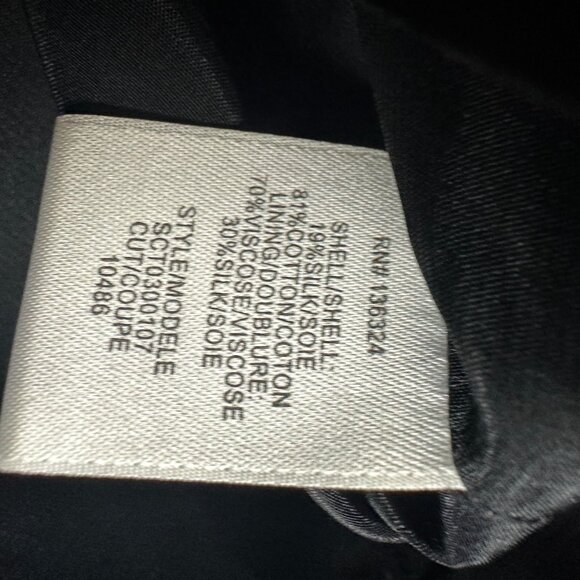 Halston Heritage Womens Black Pleated Skirt Size 8 Silk & Viscose - Picture 5 of 6